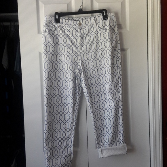 Chico's Denim - Chico's Blue & White Crops - EUC!